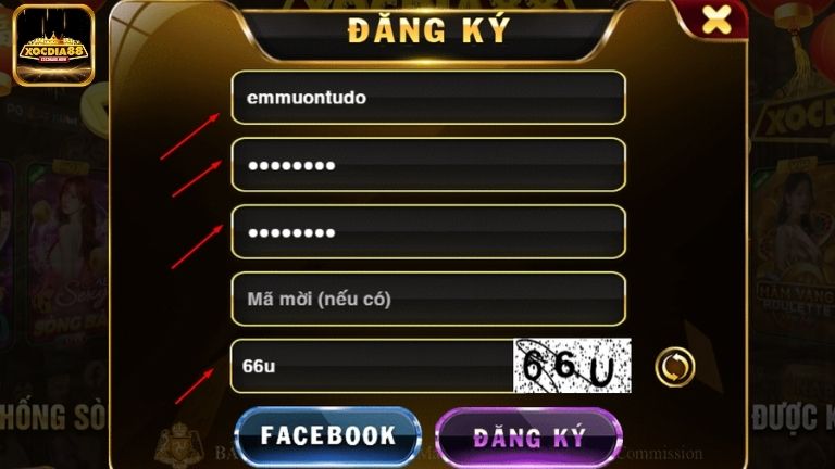 Điền đầy đủ, đảm bảo các thông tin trong từng ô