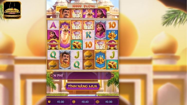 Kho Báu Ganesha có cấu trúc cuộn 5x3 cùng 25 dòng thanh toán