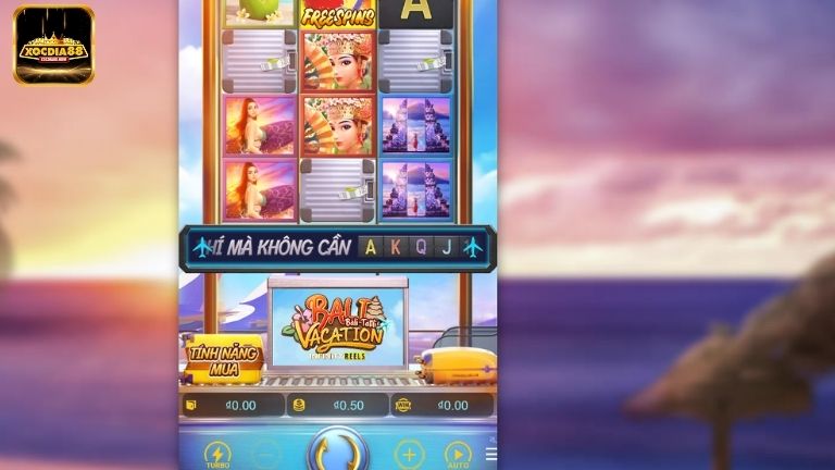 Kỳ Nghỉ Bali có tỷ lệ hoàn trả cao, mang tới cơ hội chiến thắng khủng cho người chơi