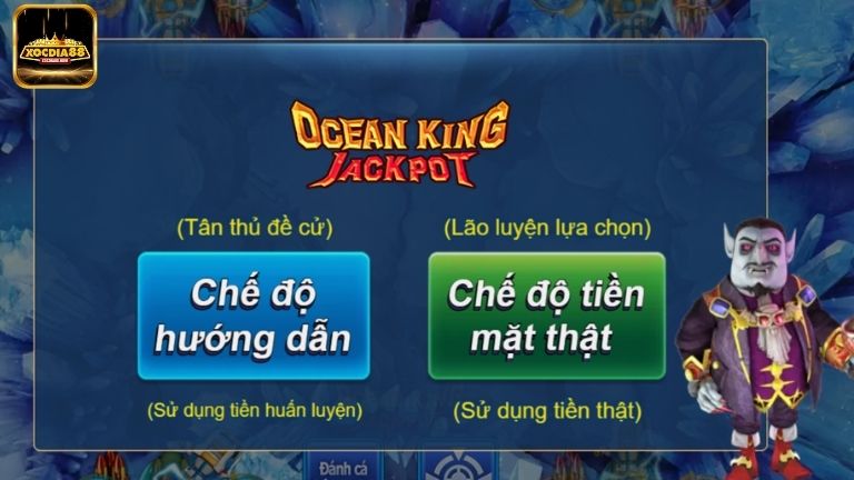 Ocean King Jackpot có 2 chế độ chơi cho phép anh em thỏa sức trải nghiệm