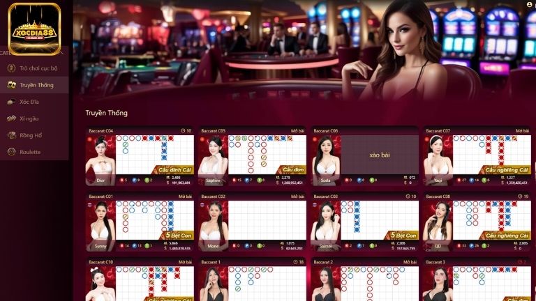 Tham gia sòng bài anh em có thể trải nghiệm nhiều trò hay